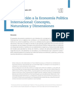 Introducción de La Economía Política Internacional