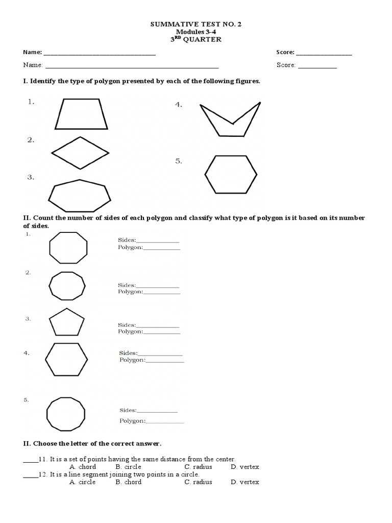 Summative Test No 2 3rd Quarter | PDF