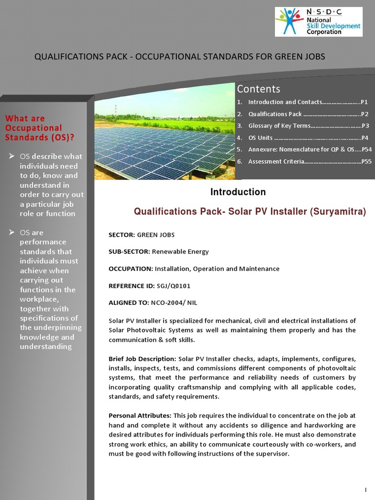 Solar PV Installer Suryamitra | PDF | Photovoltaic System | Photovoltaics
