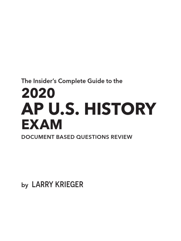 Apush Civil War Dbq The Ultimate Study Guide - ewid0er