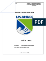 Informe Caida Libre