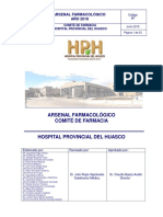 Arsenal Farmacológico del Hospital Provincial del Huasco