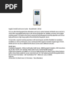 F22 Datasheet | PDF | Access Control | Wi Fi