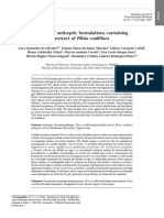 Design of Antiseptic Formulations Containing Extract of Plinia Cauliflora
