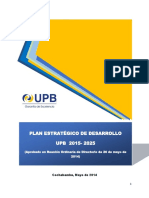 09 Plan estratégico de desarrollo UPB