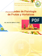 Actividades de Fisiología de Frutas y Hortalizas