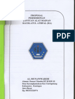 Proposal Permohonan Bantuan Alat Mainan Raudlatulathfal (Ra)