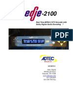 Real Time MPEG 2 DTV Encoder With Dolby Digital Audio Encoding