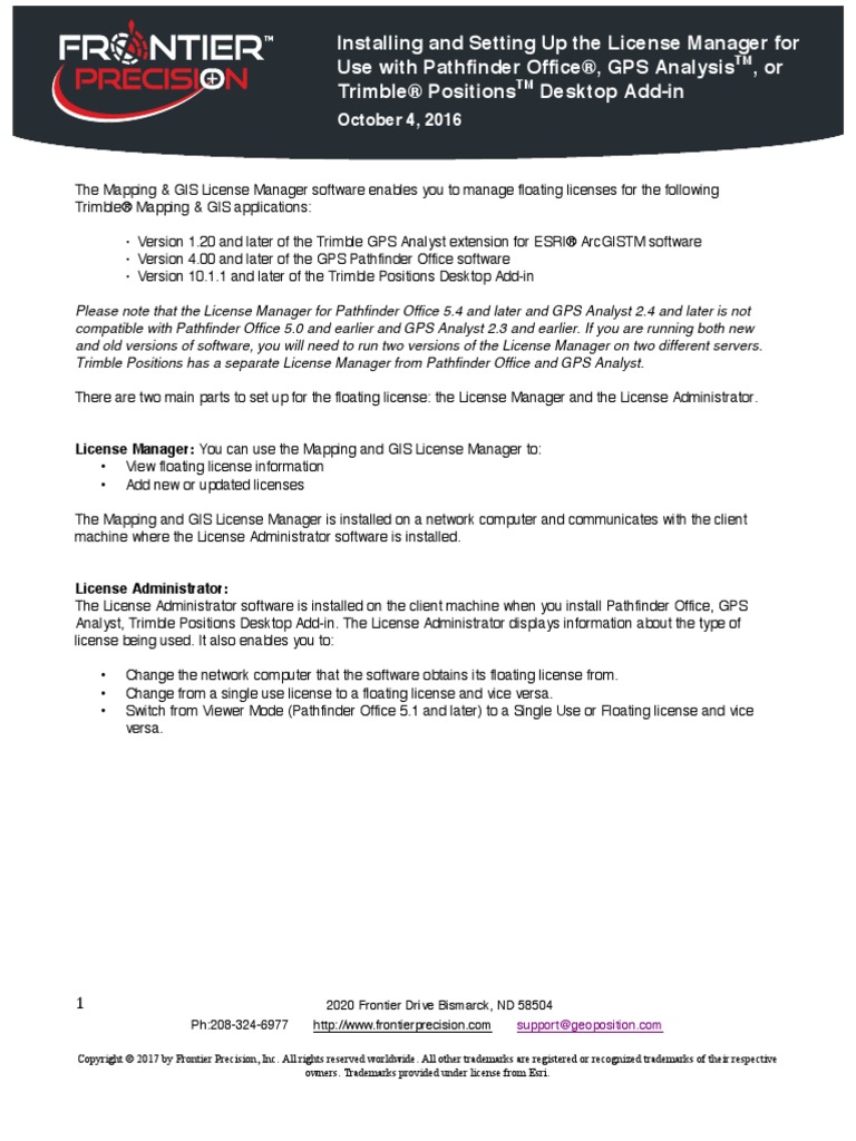Installation of License Manager | PDF | Computing | Computer Architecture