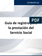 Gua de Registro para la prestacin del Servicio Social - 2022A