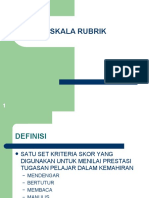 Kuliah 8 - Skala Rubrik