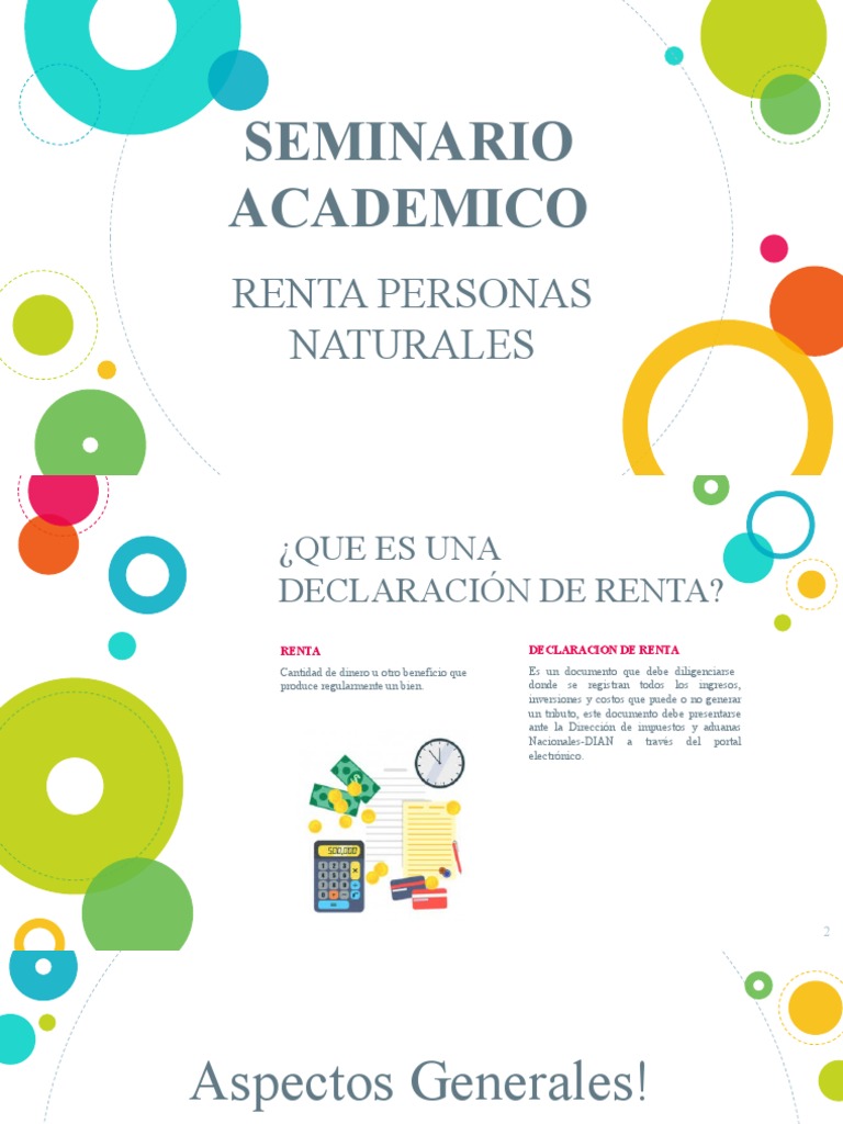 Declaración de Renta Personas Naturales | PDF | Impuesto sobre la renta ...