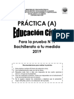 Práctica (A) Educación Cívica-Bachillerato a tu medida-01-2019