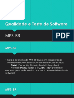 MPS.BR  - Qualidade e Teste de Software