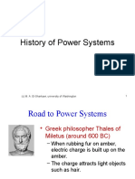 History of Power Systems: (C) M. A. El-Sharkawi, University of Washington 1