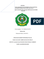 Artikel Hubungan Antara Keamanan Dan Pembangunan Nasional Dalam Mewujudkan Pancasila Sila Ke-5 (Muhammad Farhan Nim 2108109077)