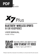 Bluetooth Wireless Sports In-Ear Headphones: How To Wear Fit Video