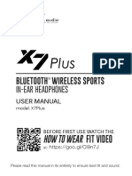 Bluetooth Wireless Sports In-Ear Headphones: How To Wear Fit Video