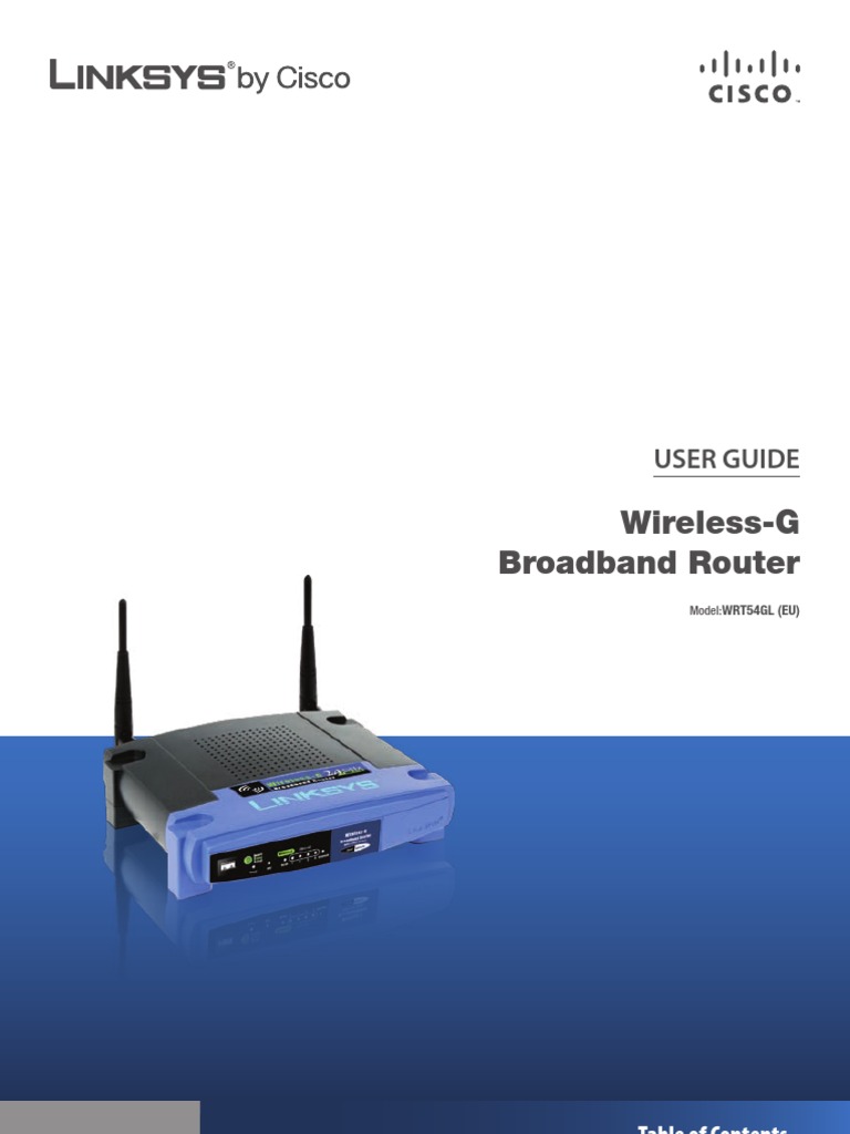 Wireless-G Broadband Router: User Guide | PDF
