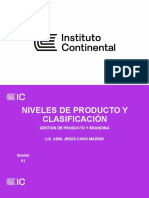Tema_01_NIVELES DE PRODUCTO Y CLASIFICACIÓN