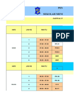 Terbaru Jadwal Kelas 7 PTM Dan Daring