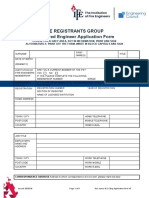 Ife Registrants Group Chartered Engineer Application Form