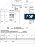 Programa de Actividades Datos de Alarma