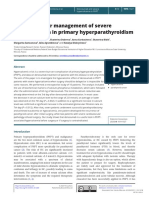 (20493614 - Endocrine Connections) Denosumab For Management of Severe Hypercalcemia in Primary Hyperparathyroidism