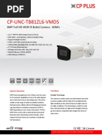 Cp-Unc-Tb81Zl6-Vmds: 8MP Full HD WDR IR Bullet Camera - 60Mtr