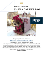 Chihuahua dog in a carrier