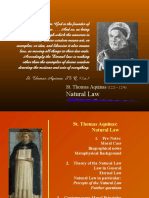 Natural Law: St. Thomas Aquinas