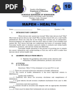 Mapeh - Health: Department of Education