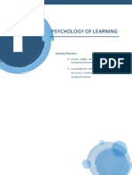 Psychology of Learning Principles