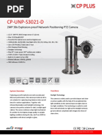 CP-UNP-S3021-D: 2MP 30x Explosion-Proof Network Positioning PTZ Camera