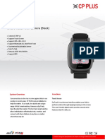 CP-TK4: Smart Watch With Camera (Black)