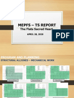 Mepfs - Ts Report: The Flats Sacred Heart