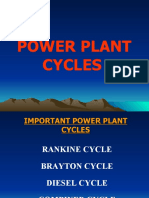 9 (1) .Power Plant Cycles