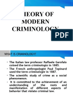 Modern Criminology Theory Explained