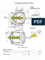 Hydrodynamic Calculation Howell-Jet Valve