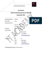 CCNA B10 Unit Outline 1