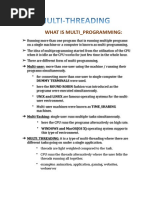 1.1 MultiThreading