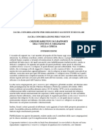 Criteri Direttivi Sui Rapporti Tra I Vescovi e I Religiosi Nella Chiesa 1978