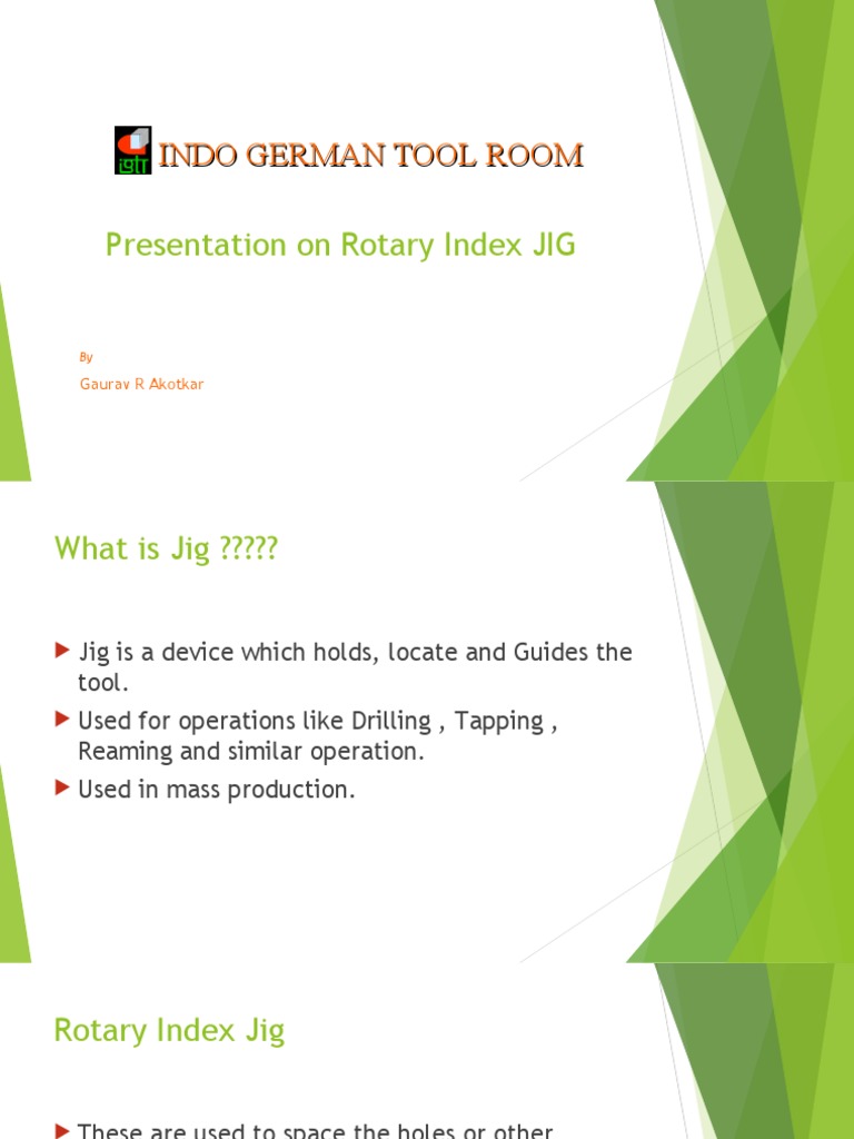 Rotary Index Jig | PDF