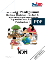 AP4 Q3 Mod8 Mga-Bahaging-Ginagampanan v2