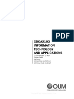 CDCA2103 IT and Applications