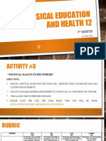 Physical Education and Health 12: 2 Quarter