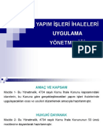 08_yapim i̇şleri̇ i̇haleleri̇ Uygulama Yönetmeli̇ği̇