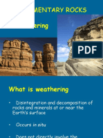 Sedimentary Rocks: Weathering
