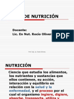 CURSO DE NUTRICIÓN