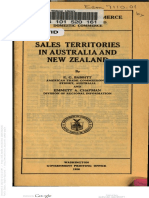 Sales Territories IN AND Zealand: Australia